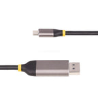 StarTech 142-USBC-DP-8K-10F 10ft USB-C to DisplayPort 1.4 Cable, 8K 60Hz, 4K 144Hz, HDR10, 3-Year Warranty cable coiled on a