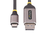 StarTech 10ft USB-C to DisplayPort 1.4 cable product image