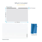 StarTech 142MM-PRIVACY-SCREEN 14-Inch MacBook Pro Magnetic Privacy Screen displayed flat on a desk