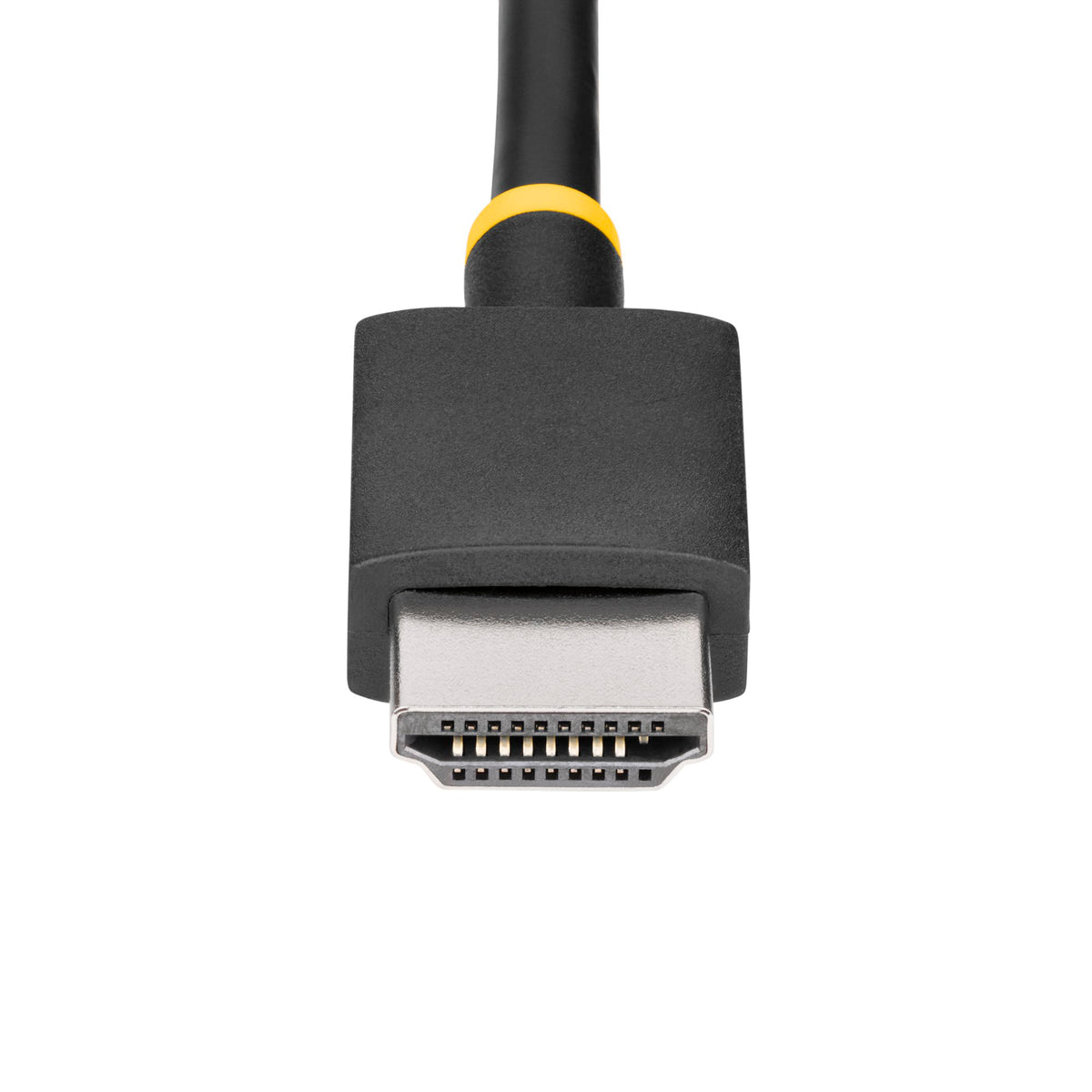 StarTech 148B-HDMI-DP-8K HDMI to DisplayPort 8K 60Hz Active Adapter Cable – 3-Year Warranty shown in a front view against a