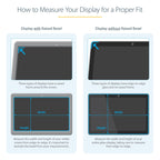 StarTech Accessory 14l privacy screen showing edge detail