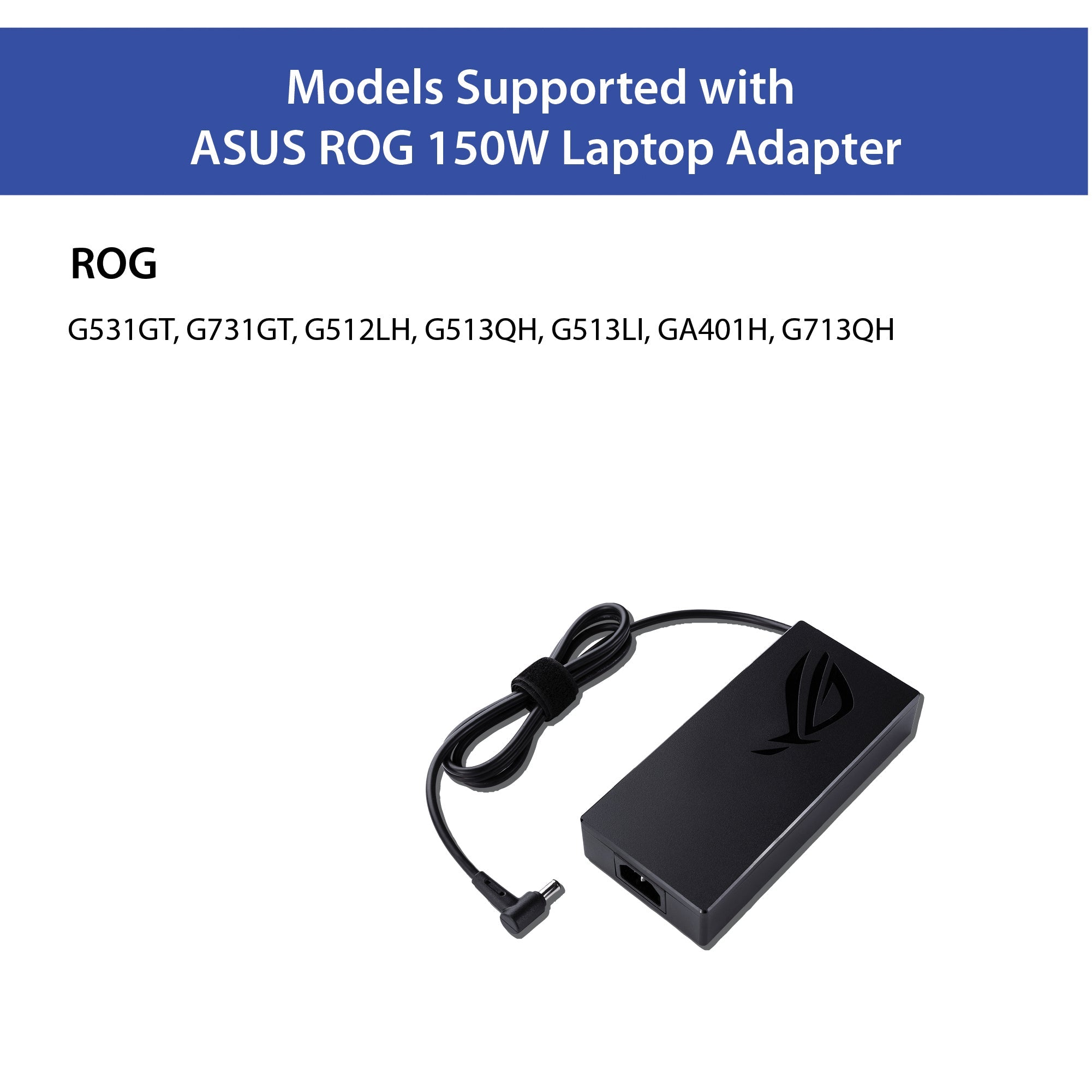 ASUS ROG Original OEM 150W 6.0mm 20V Laptop Charger Adapter