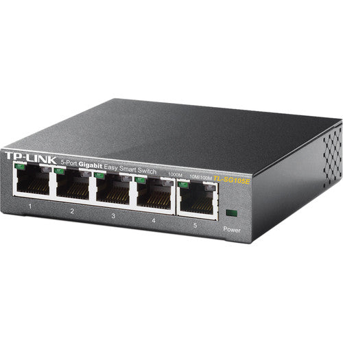 TP-Link TL-SG105E 5 Port Gigabit Desktop/Wall-Mount Easy Smart Switch