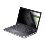 StarTech 156T6-PRIVACY-SCREEN 15.6-Inch 16:10 Flip-Up Touch Privacy Screen showing the flip‑up privacy filter folded open