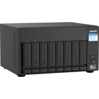 QNAP TS-832PX-4G Quad Core 8 Bay Desktop Network Attached Storage Enclosure - Black