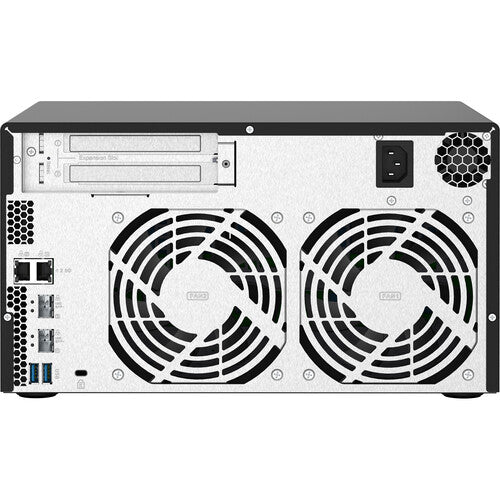 QNAP TS-832PX-4G Quad Core 8 Bay Desktop Network Attached Storage Enclosure - Black