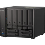 QNAP TS-h973AX-8G 9 Bay QuTS Hero Network Attached Storage NAS Enclosure - Black