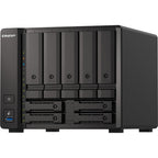 QNAP TS-h973AX-8G 9 Bay QuTS Hero Network Attached Storage NAS Enclosure - Black