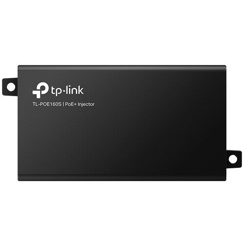TP-Link TL-POE160S 30W Up to 100 Meters PoE+ Adapter/Injector - Black