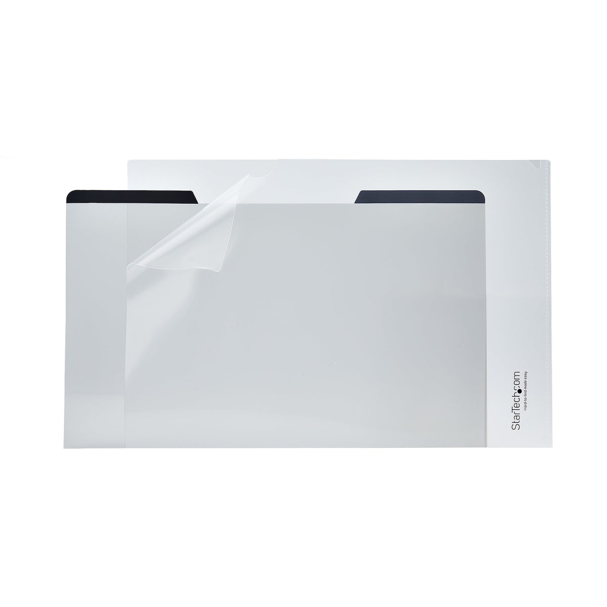 StarTech 161LM-PRIVACY-SCREEN 16-Inch Magnetic Privacy Screen mounted on a laptop