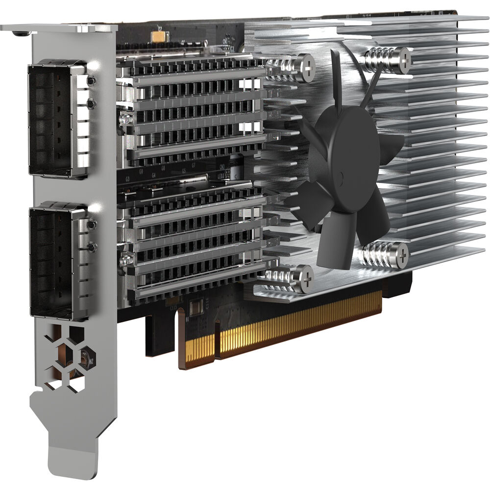 QNAP QXG-100G2SF-E810 Dual Port 100GbE PCIe 4.0 x16 Network Expansion Card
