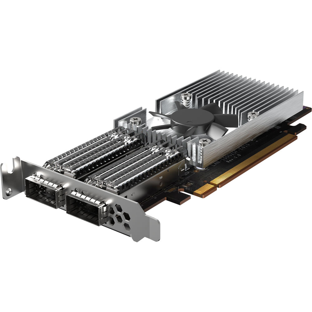 QNAP QXG-100G2SF-E810 Dual Port 100GbE PCIe 4.0 x16 Network Expansion Card