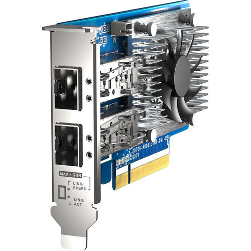 QNAP QXG-25G2SF-CX6 Dual Port 25GbE PCIe 4.0 x8 Network Expansion Card