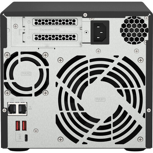 QNAP TS-473A-8G Quad Core 4 Bay Desktop Network Attached Storage Enclosure - Black