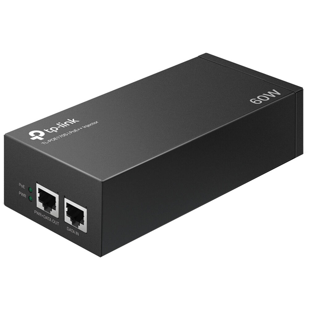 TP-Link Omada TL-POE170S 60W Desktop/Wall-Mount Gigabit PoE++ Injector