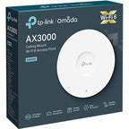 TP-Link Omada EAP650 AX3000 Wireless Dual-Band Ceiling Mount WiFi 6 Access Point - White
