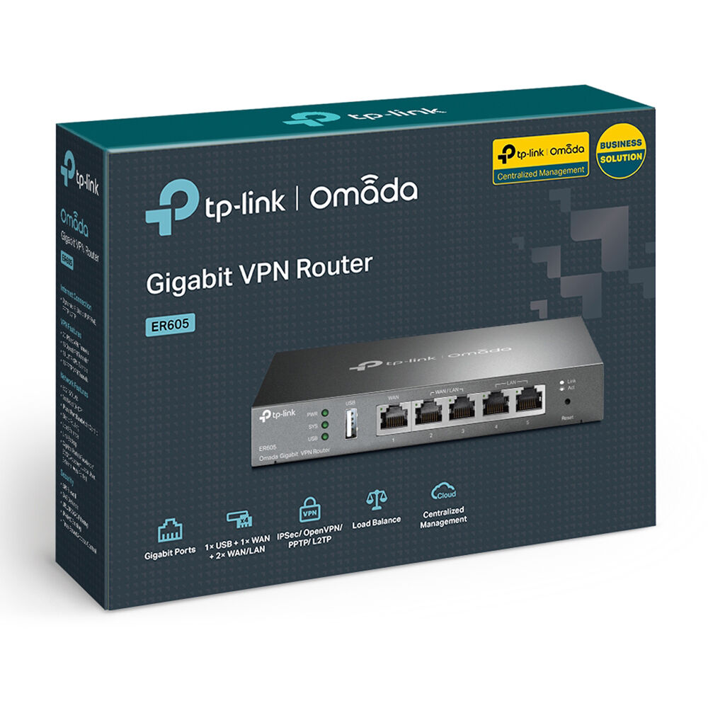 TP-Link Omada ER7206 Multi-WAN Professional Wired Gigabit VPN Router