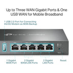 TP-Link Omada ER7206 Multi-WAN Professional Wired Gigabit VPN Router