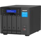 QNAP TVS-h474-PT-8G 4 Bay 2.5GbE Desktop Network Attached Storage - Black