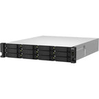 QNAP TS-h1887XU-RP-E2336-16G NAS | 18-Bay Hybrid | 2U Rackmount | Intel Xeon E-2336 | 16GB ECC DDR4 | Dual 10GbE + 2.5GbE | Redundant PSU | 5 Years Warranty