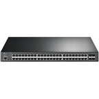 TP-Link JetStream TL-SG3452XP 48-Port Gigabit and 4-Port 10GE SFP+ L2+ Managed Switch with 48-Port PoE+