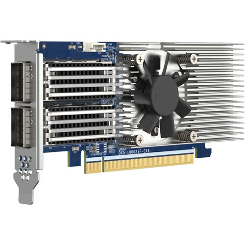 QNAP QXG-100G2SF-CX6 Dual Port 100GbE PCIe 4.0 x16 Network Expansion Card