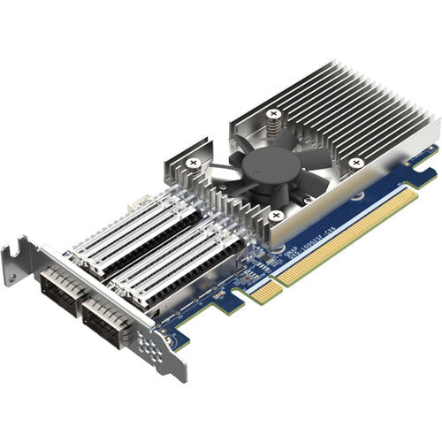 QNAP QXG-100G2SF-CX6 Dual Port 100GbE PCIe 4.0 x16 Network Expansion Card