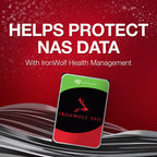 Seagate IronWolf Pro 20TB 3.5" 7200 RPM Enterprise NAS Internal Hard Disk Drive