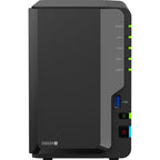 Synology DiskStation DS224+ 2-Bay Network Attached Storage Enclosure - Black