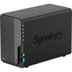 Synology DiskStation DS224+ 2-Bay Network Attached Storage Enclosure - Black