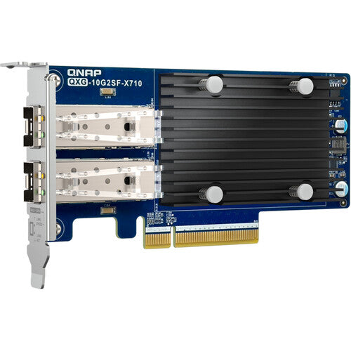 QNAP QXG-10G2SF-X710 Dual Port 10GbE PCIe 3.0 Network Expansion Card