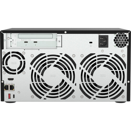 QNAP TVS-h874T-i7-32G 8 Bay 2.5GbE Thunderbolt 4 Desktop Network Attached Storage - Black