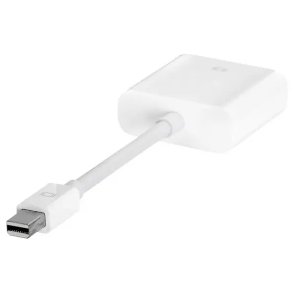 White USB adapter with a cable on a white background