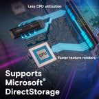 Crucial T500 4TB PCIe Gen4 x4 NVMe M.2 Internal Solid State Drive