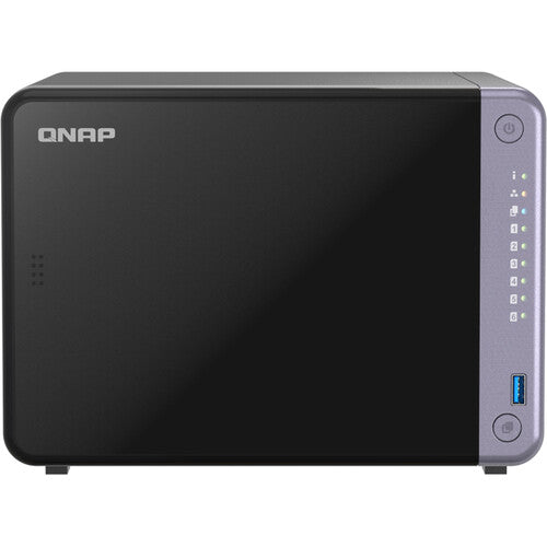 QNAP TS-632X-4G Quad Core 6 Bay 10GbE Desktop NAS with ARM Alpine AL524 - Black
