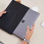 MOFT Ultra-Slim Laptop carry Sleeve: Elevate Your MacBook Experience with Expandable Storage, Adjustable Angles  Compatible From -13.3 - 16 inch