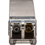Close-up of a silver metal audio jack adapter with two RCA-style connectors visible, isolated on a white background.