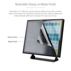 StarTech 1754-PRIVACY-SCREEN 17‑Inch 5:4 Monitor Privacy Filter shown installed on a 17‑inch monitor