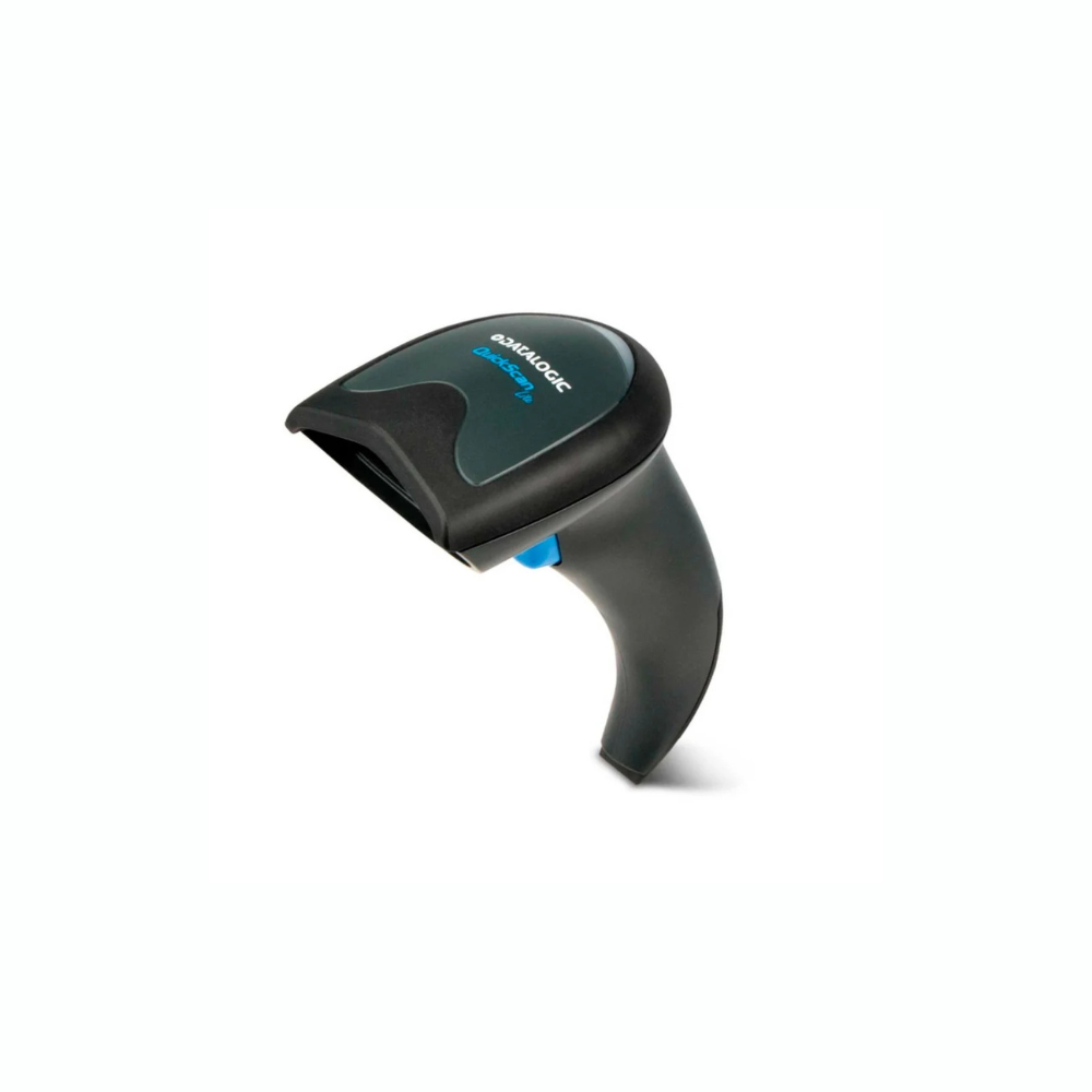 Datalogic QuickScan QW2520 – 2D Wired Barcode Scanner with Stand, VGA Imager, USB Interface, Black Kit (Scanner, USB Cable & Stand), 1 Year Warranty