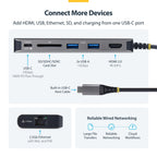 StarTech 177B-USBC-MULTIPORT USB-C HDMI Multiport Adapter with 140W PD – 3-Year Warranty – 177b usbc multiport b eg