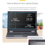 StarTech 17TF6-PRIVACY-SCREEN 17-Inch 16:10 Flip-Up Touch Privacy Screen featured front view