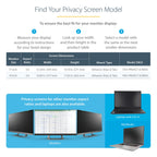 StarTech 19‑Inch 5:4 Monitor Privacy Screen Filter with Anti‑Glare displayed on monitor