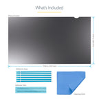 StarTech 19569 19.5‑Inch Monitor Privacy Screen Filter showing installed on a screen