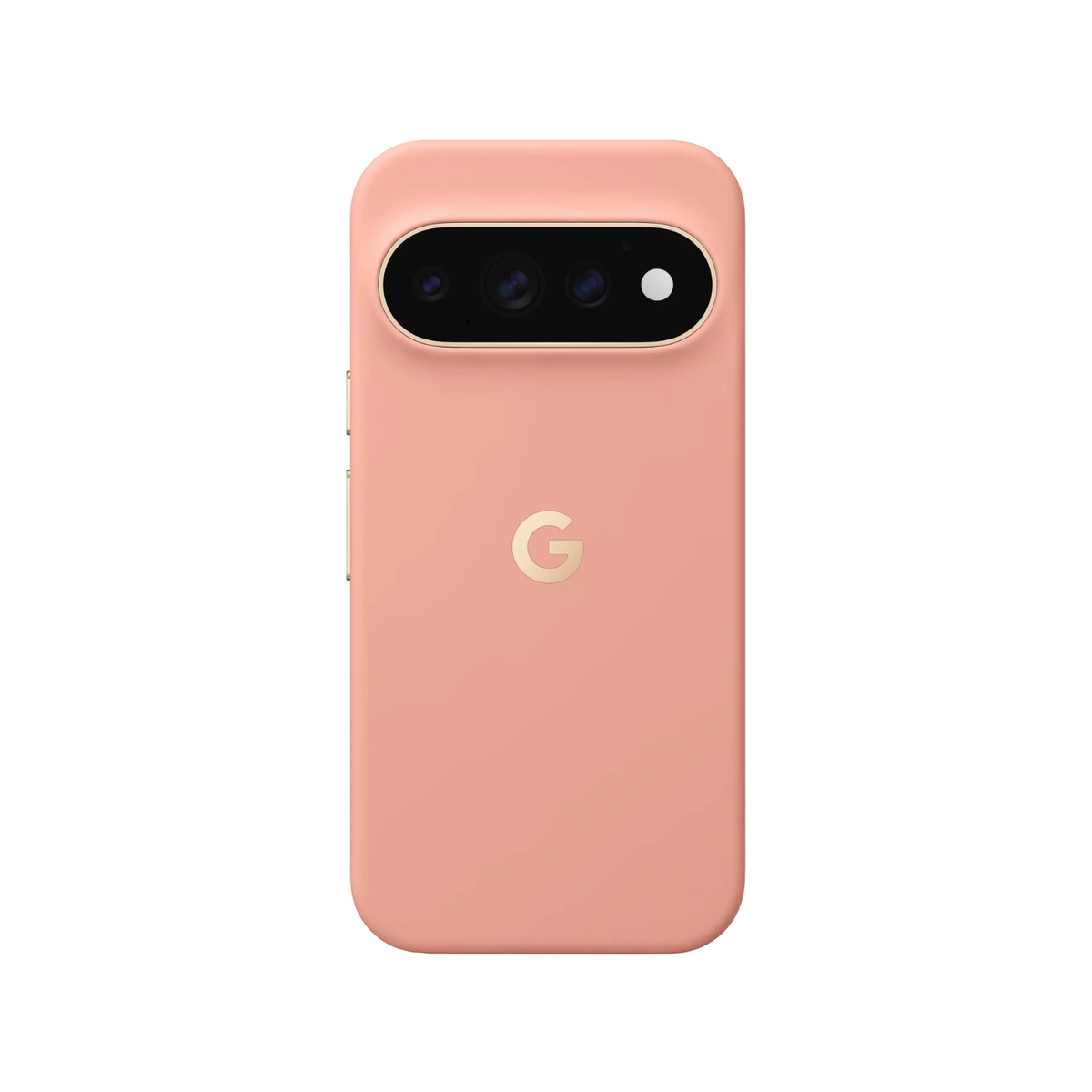 Google Pixel 11 Pro Case – Coral – back view displaying precise cutouts