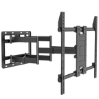 Pixel Mounts PXW-010S heavy‑duty full‑motion swivel TV wall mount shown mounted on a wall with a large TV