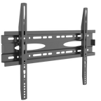 Pixel Mounts PXW-05 fixed TV wall mount installed on a wall, showing a sleek flat bracket for 32‑80 inch screens
