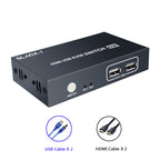 Black-i HDMI 2 in 1 Out KVM Switch 4K