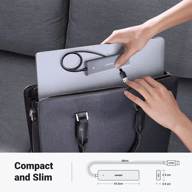 UGREEN 5-in-1 USB-C Hub 4 USB-A Ports 100W PD Charging 5Gbps Data Transfer MacBook iPad Pro Laptop Chromebook 15920