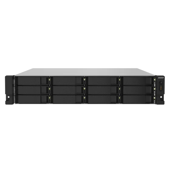 QNAP TS-1232PXU-RP-4G 12 Bay Quad Core High Speed SMB Rackmount NAS