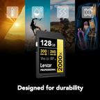 Lexar Professional 2000x SDXC™UHS-II Card GOLD Series - 512GB